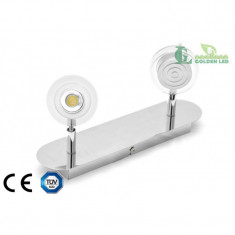 Lampa spot LED 6W (2*3W) 3000K LUMINA CALDA foto