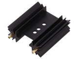 Radiator extrudat negru SOT32 TO220 TO3P 38.1mm 11K/W