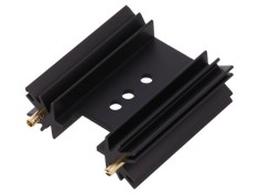 Radiator extrudat negru SOT32 TO220 TO3P 38.1mm 11K/W foto