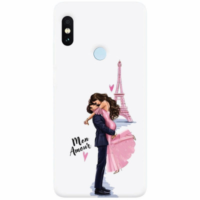 Husa silicon pentru Xiaomi Mi Max 3, Paris Love Mon Amour foto