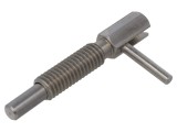 Bolț de fixare ELESA+GANTER Inox, 4mm, M6, Pas filet 1mm, Cu blocare