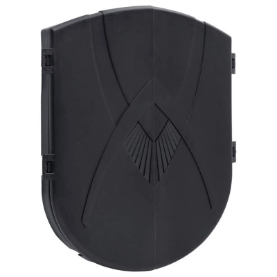 Placă electrică de darts cu săgeți din polipropilenă neagră foto