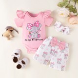 Costumas pentru fetite - Baby elephant (Marime Disponibila: 3-6 luni (Marimea