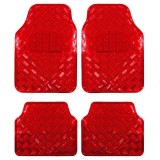 Cumpara ieftin Covorase Auto Universale, model Diamond, culoare Crom Rosu