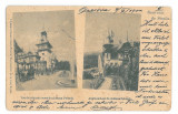 4506 - SINAIA, PELES Castle, Litho, Romania - old postcard - used - 1900, Circulata, Printata