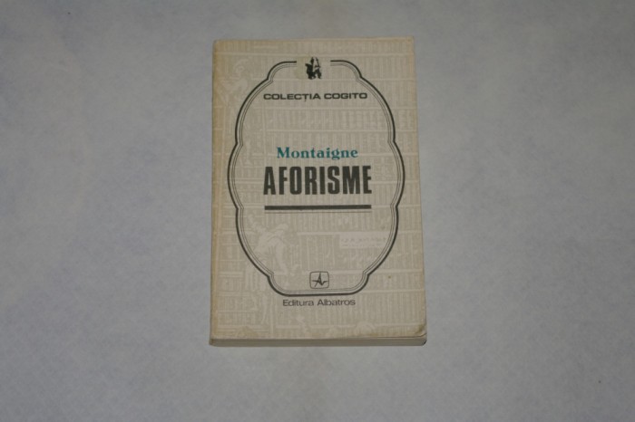 Aforisme - Montaigne - 1977