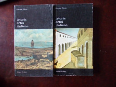ISTORIA ARTEI ITALIENE- CORRADO MALTESE, doua volume, r4e foto
