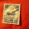 Serie Germania 1936 - Aviatie -10 Ani Lufthansa -40pf albastru ,stampilat