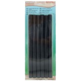 Raider 156704 - Baghete silicon negre 11x200 mm 6 bucati -