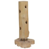 Cumpara ieftin Suport 8 sticle de vin, 40 x 30 x 80 cm, lemn masiv de tec