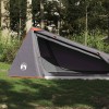 Gossi cort de camping tunel 1 persoane, gri/portocaliu, impermeabil