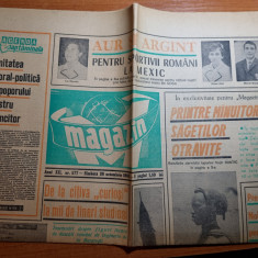 magazin 26 octombrie 1968-fotbal portugalia-romania,lia manoliu medalia de aur