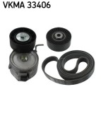 SKF VKMA 33406 Set curea transmisie cu caneluri