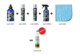 Pachet Intretinere Interior Auto Liqui Moly: Solutie Plastic, Spray Tapiterie, Curatare Geamuri, Habitaclu + Laveta Microfibra &amp; Solutie Parbriz Cadou