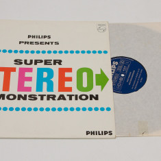 Philips Presents Super Stereo Demonstration - disc vinil vinyl LP NOU