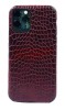Toc TPU Leather Crocodile Apple iPhone 11 Pro Max Burgundy