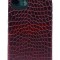 Toc TPU Leather Crocodile Apple iPhone 11 Pro Max Burgundy