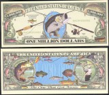 !!! SUA = FANTASY NOTE = PESCUITUL IN APE DULCI - 2002 - UNC