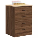 VidaXL Dulap de depozitare pentru garaj Stejar maro 60x51x85 cm