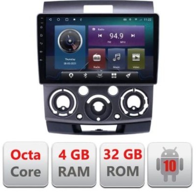 Navigatie Ford Ranger Mazda BT50 2007-2012 C-RANGER Octa Core cu Android Radio Bluetooth Internet GPS WIFI 4+32GB CarStore Technology foto