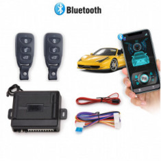 Modul Închidere Centralizată cu Bluetooth și 2 Telecomenzi - Control Fără Cheie pentru Mașină