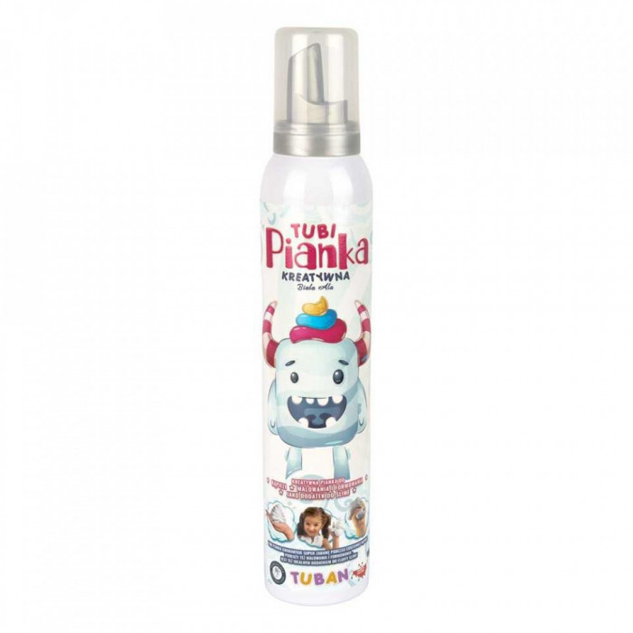 Spuma creativa TUBI, 200 ml, Alb,