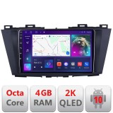 Navigatie Mazda 5 2010- C-117 Android Octa Core Ecran 2K QLED GPS 4G 4+32GB 360 KIT-117+EDT-E409-2K CarStore Technology