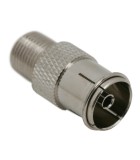 Adaptor coaxial mama F la mama tv coaxial