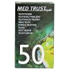 Teste Glicemie Med Trust Light 50 buc pentru glucometre, masurare glucoza sange, biosenzori