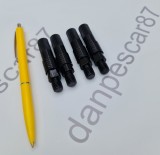 Set 4 Conectori Rapizi Senzori Pescuit Slim Black Aluminiu Rodpod Avertizor Montare Usoara