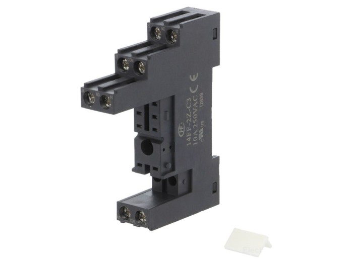Stativ pentru Șină DIN 8 10A 250VAC