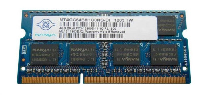 Memorie Laptop Nanya 4GB DDR3 PC3 12800S 1600Mhz CL11 NT4GC64B8HG0NS foto