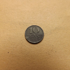 Olanda - Jeton / Token 10 Cents / Centi 1942 - GAS Geldrop (Zinc)