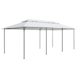 VidaXL Pavilion, alb, 600 x 298 x 270 cm, 180g/m&sup2;