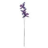 Cumpara ieftin Crenguta decorativa Fluturasi violet III 10x10x65 cm