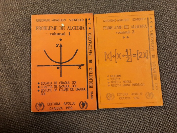Gheorghe Adalbert Schneider - Probleme de algebra 2 volume