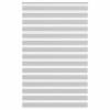 Jaluzea tip zebra gri deschis lățime țesătură 140,9cm poliester