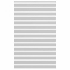 vidaXL Jaluzea tip zebra gri deschis lățime țesătură 145,9cm poliester