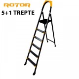 Scara metalica pliabila 5+1 Trepte Rotor, stabilitate si siguranta