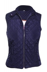 F698-4 Vesta cu aspect texturat cu buzunare si fermoar