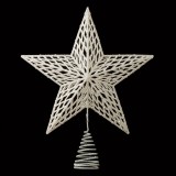 V&acirc;rf Brad, Stea 3D, Alb Irizat, 33cm, Oem