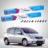 Cumpara ieftin Ștergătoare Toyota Corolla Verso E12 MPV 2002-2004 | Set Față Flat Premium &ndash; TeamCar&reg;