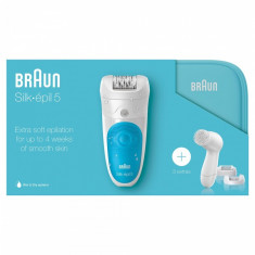 Epilator Silk-epil Braun 5-545GS SensoSmart, 3 accesorii si husa incluse foto