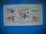 HOPCT TIMBRE SUEDIA MNH 937 AVIATIE SUEDEZA BLOC 1984-5 VALORI-NESTAMPILAT