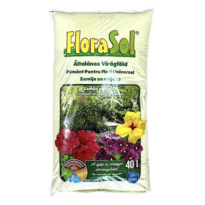 Turba Florasol 40 L, substrat flori/universal foto