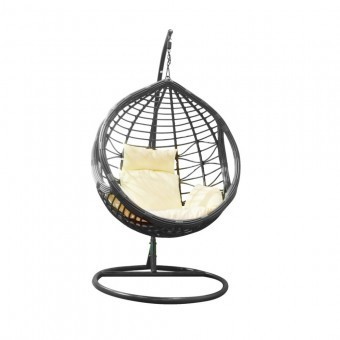 Scaun leagan, tip scoica, Strend Pro BALI, PE rattan foto