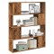 vidaXL Bibliotecă/Separator cameră, lemn vechi, 100x24x124,5 cm 856744