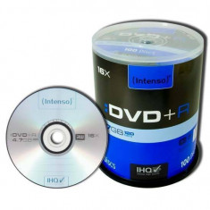 Mediu optic Intenso DVD-R 4.7GB 16x 100 bucati foto