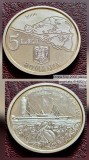 Proba moneda 5 lei 2006 Comisia Dunării