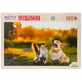Cumpara ieftin Puzzle Luxury, Witty Puzzlezz, Pisca si caine, 100 piese